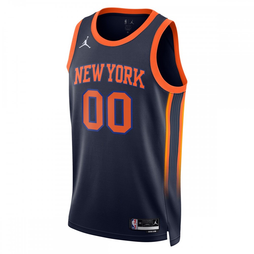 New York Knicks Jordan Brand Unisex 2022/23 Swingman Custom Jersey - Statement Edition - Navy-Pro Kit Vault | Brand New 26/27 Sports Jerseys